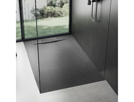 Base De Duche Rea Bazalt 80x120 Black