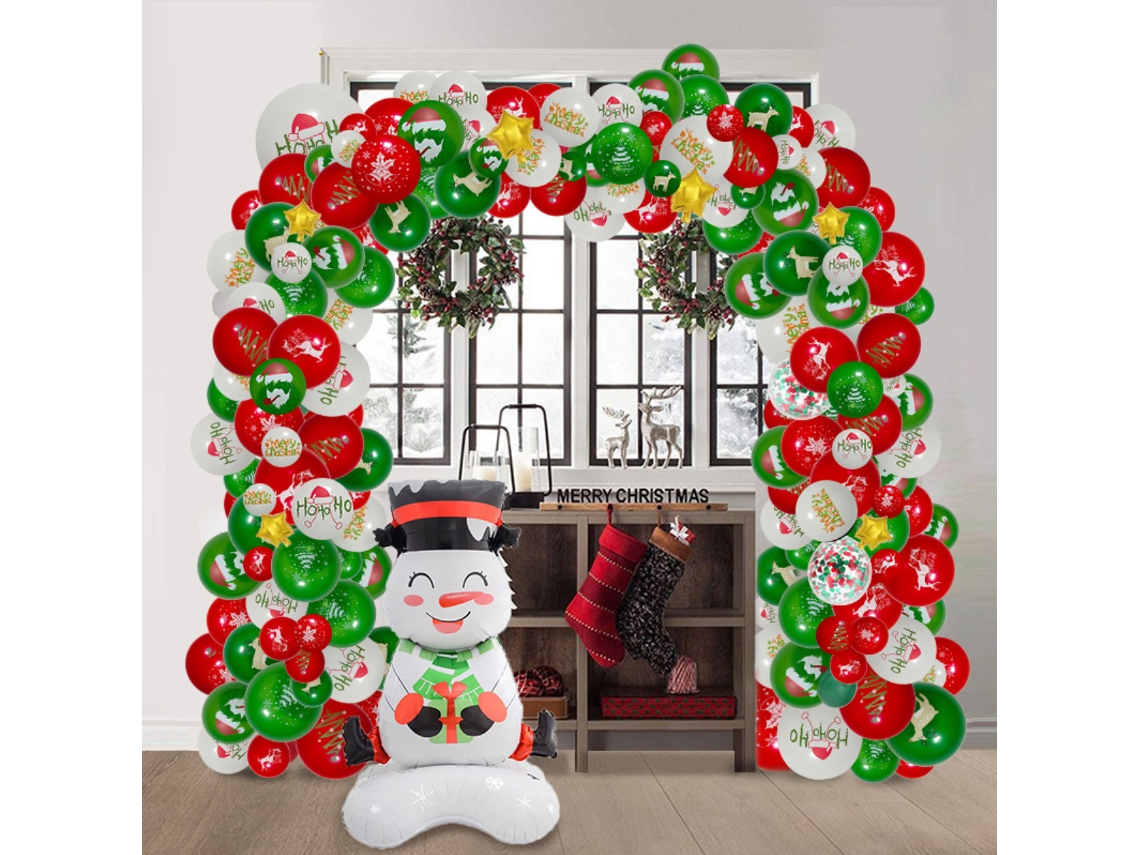 Kit de Arco de Balões de Natal Balões para Decoração de Festa NEVEANCE