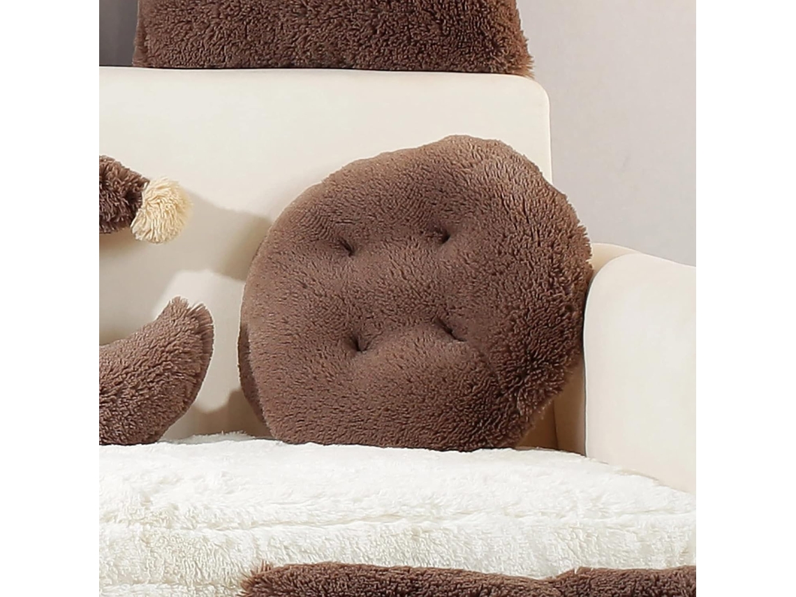 Almofada De Assento Zzensmot Moderna, Simples E Comprida, Com Pelo Macio E Espesso, Ideal Para Decoração De Casa, Quarto