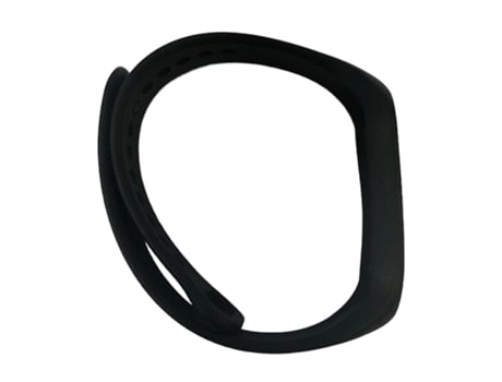Pulseira de Silicone Universal IWEAR para Modelos de Pulseira Inteligente Sm6 Sm7 Sm8 / Xiaomi Mi Band 5 6 7 Preto