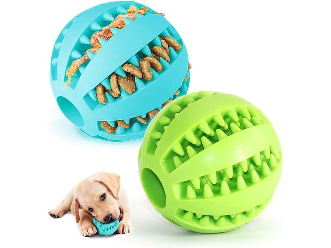 2026-pelotas De Juguete Para Perros De Goma Masticable No Tóxicas, Resistentes A Mordiscos, Limpian Dientes, Para Perros Pequeños Y Medianos