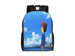 Mochila De Estudante Conan Edogawa, Leve E Elegante, Alça De Ombro Impermeável E Respirável, K14 Olysi Shop