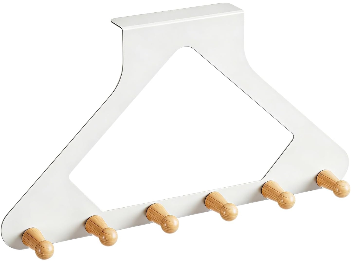 Cabideiro De Porta Compacto E Resistente Em Metal