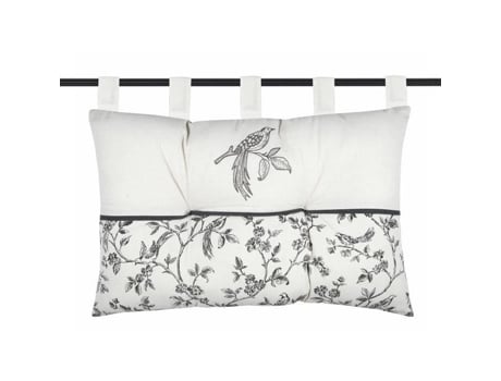 Linda cabeceira Casa Ecru 70x45 cm Chic Bell Style Plant Pattern