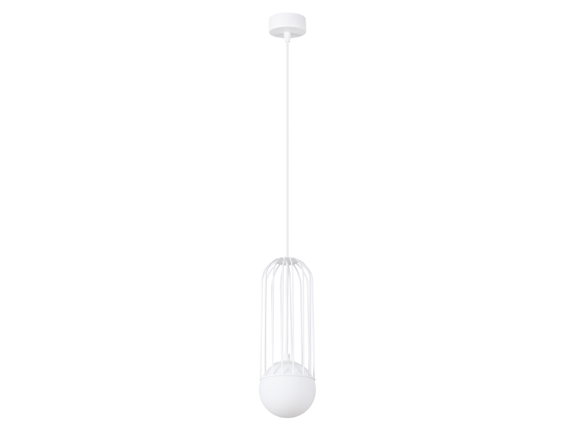 Luminárias Pendentes Brina de Aço Branco 115X12X12Cm SOLLUX LIGHTING