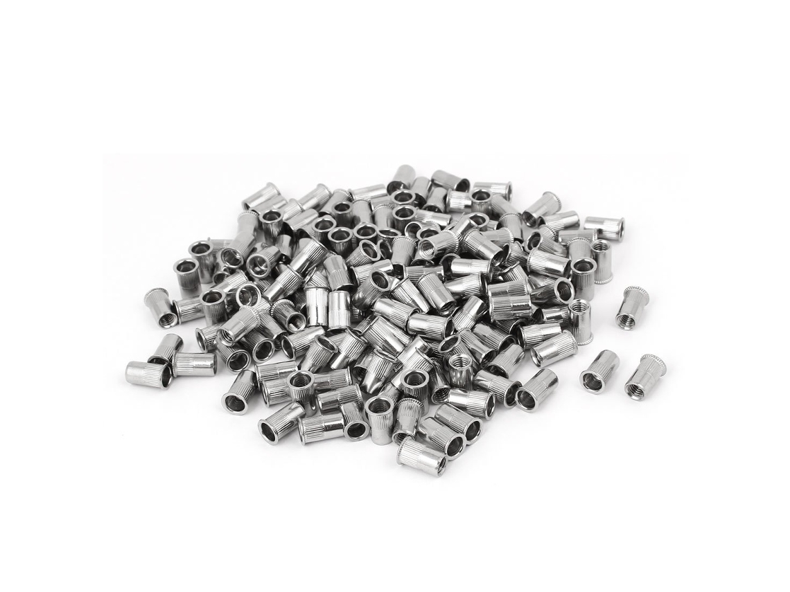 200 Pregos, Parafusos e Fixadores, M5 X 12 Mm, Aço Inoxidável 304, Conjuntos de Porcas de Rebite de CHABERLU
