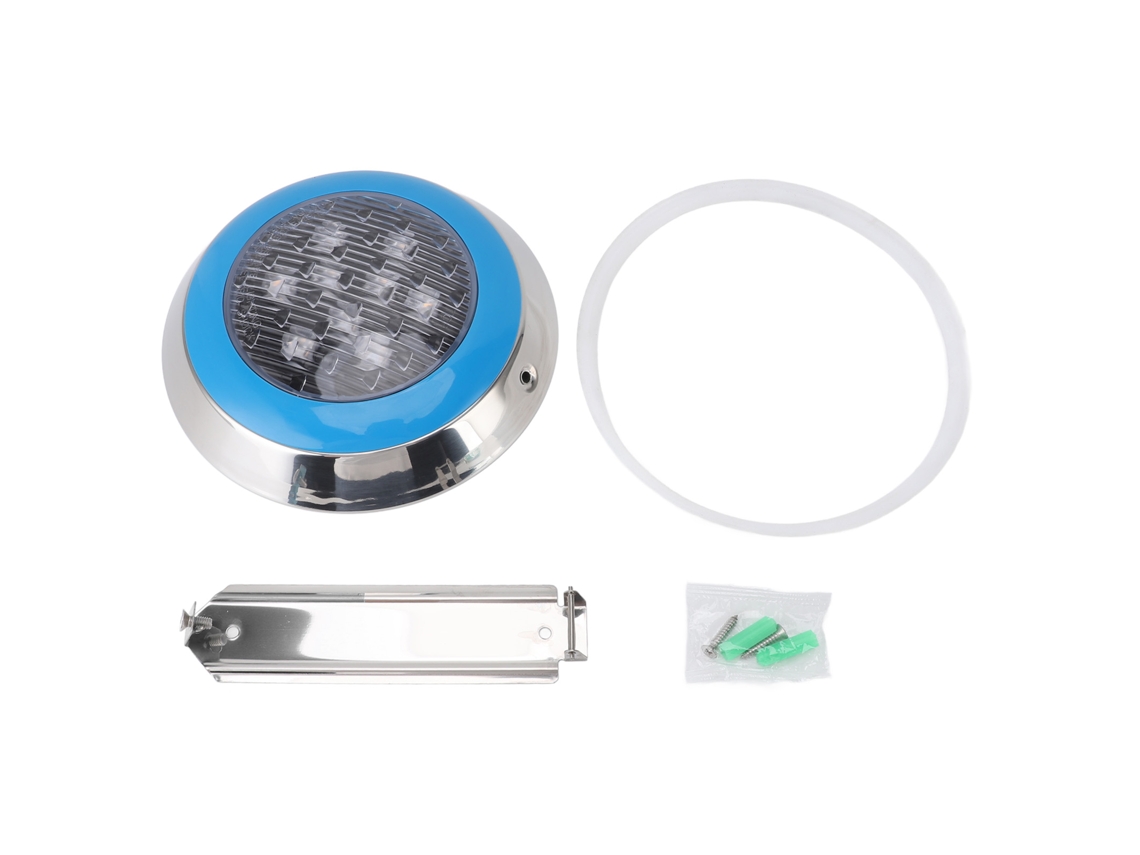 Luz Submersível para Piscina Profissional (3000k, 24v, 9w, LED, à Prova D'água, Decorativa, ABS)