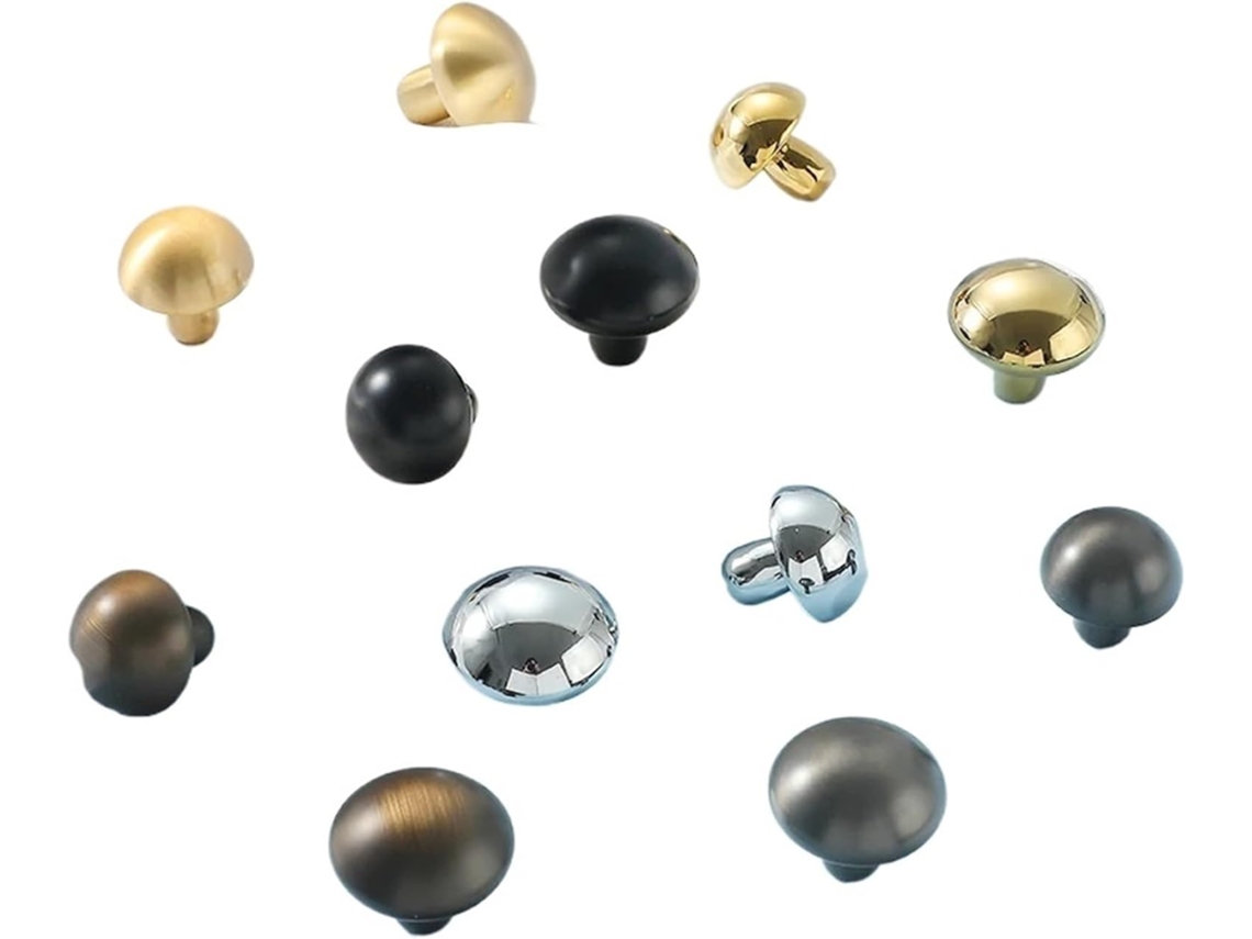 1 Peça Puxador Moderno De Cobre Puro Com Furo Único Para Guarda Roupa, Dourado, Estilo Vintage, Para Porta De Armário