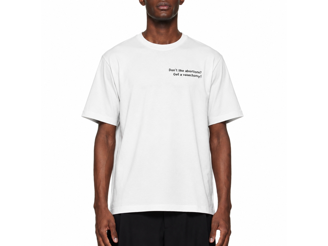 Camiseta Rockinstone "Não gosto de abortos, coisas bobas" - Estilo exclusivo de designer.