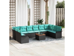 Vidaxl Conjunto De Sofá De Jardim 11 Unid. 10-número De Lugares