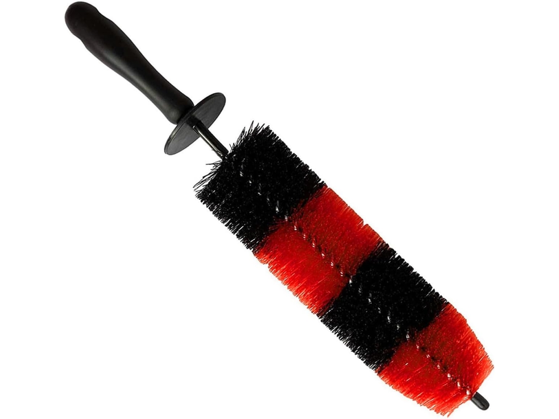 Escova Para Lavagem De Pneus E Rodas De Carros, Ferramenta De Limpeza Com Cerdas Longas E Densas, Adequada Para Manutenção.