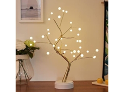 Luzes de Árvore Led Branco Quente Usb Luz de Árvore de Bonsai Galhos Ajustáveis Alimentados Por Bateria Árvore Decorativa Iluminada Iluminação de Árvo