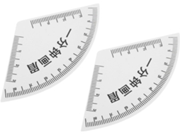 Réguas Para Desenho De Sobrancelhas, 2 Peças, Pvc Portátil, Medição