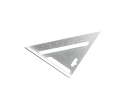 Esquadro, Régua Métrica, Transferidor Triangular, Escala De Ângulos, Alumínio