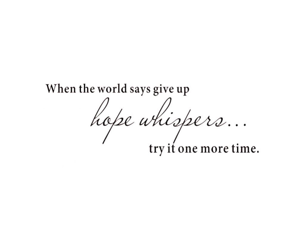 Adesivo Hope Wishes para Sala e Quarto