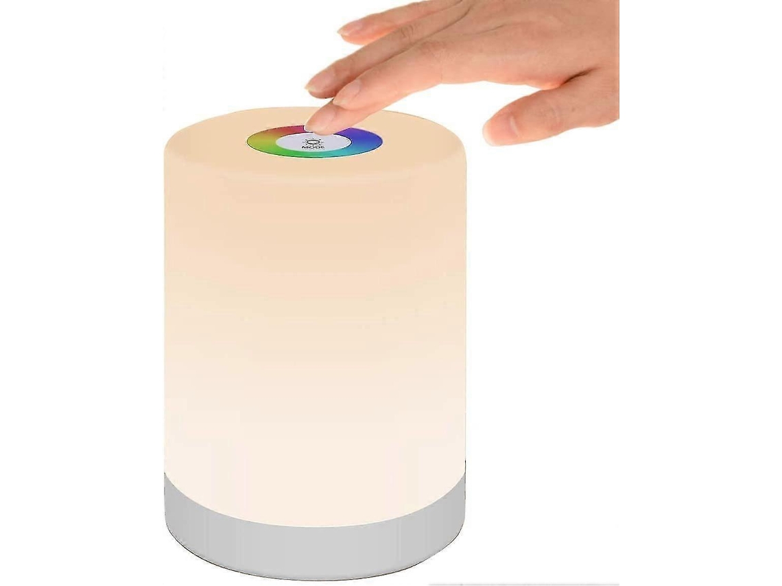 Led Night Light, Smart Bedside Table Lamp, Touch Control, Dimmable, Usb