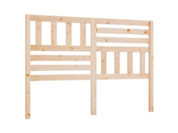 Bed Headboard, Bed Headboards Vidaxl Marrom Madeira De Pinho (146 X 100 Cm)