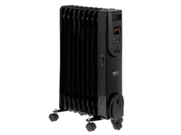 Aquecedor de óleo elétrico com comando Camry Cr 7810 9 Ribs Black Adler