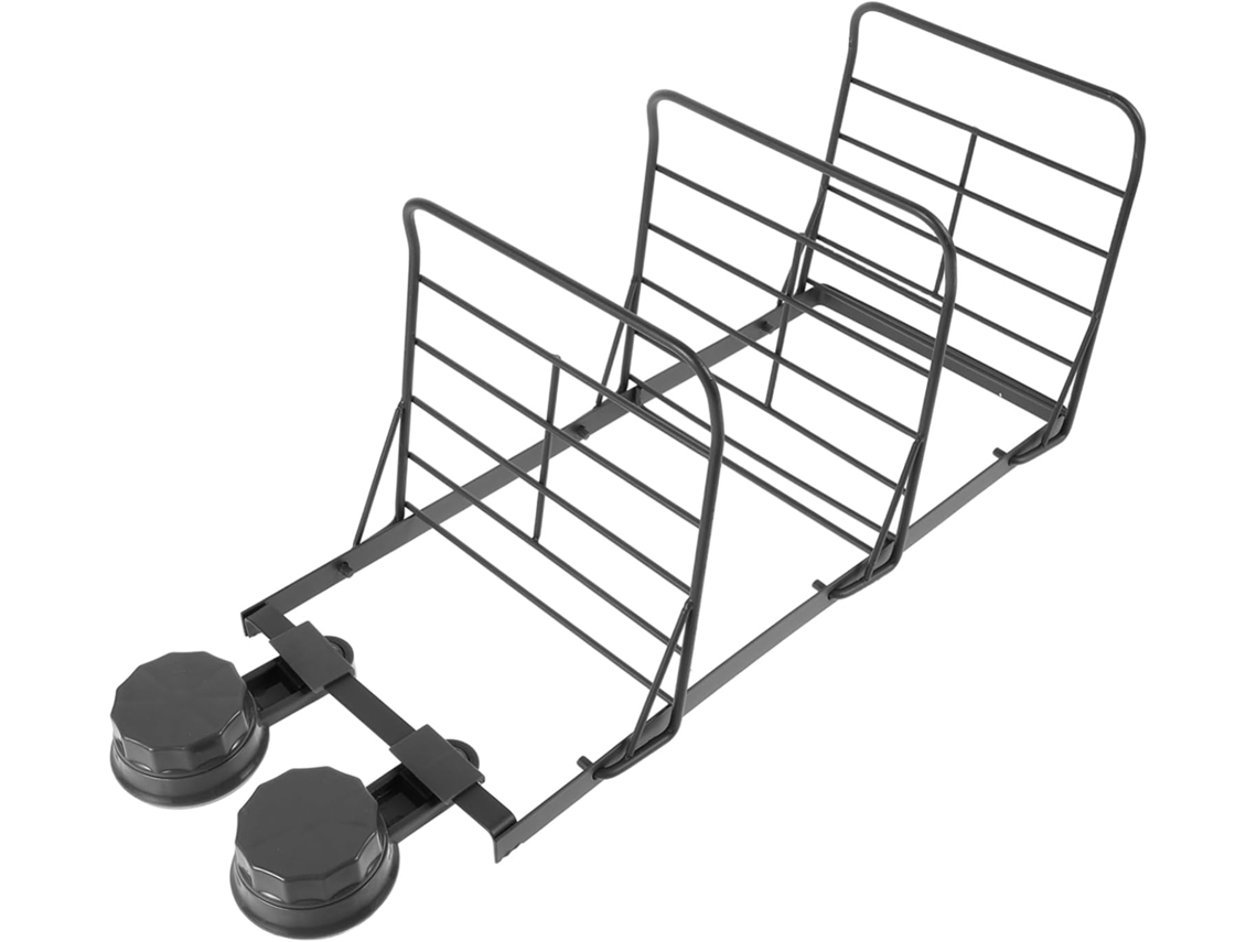 Organizador Dobrável Em Aço Inoxidável Com Design De 3 Camadas Para Banheiro