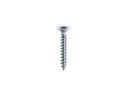 500 Parafusos Universais Panelvit de Cabeça Escareada Pz2 D. 3 5 X 20 Mm Zincados Brancos Lubrificados MUSTAD