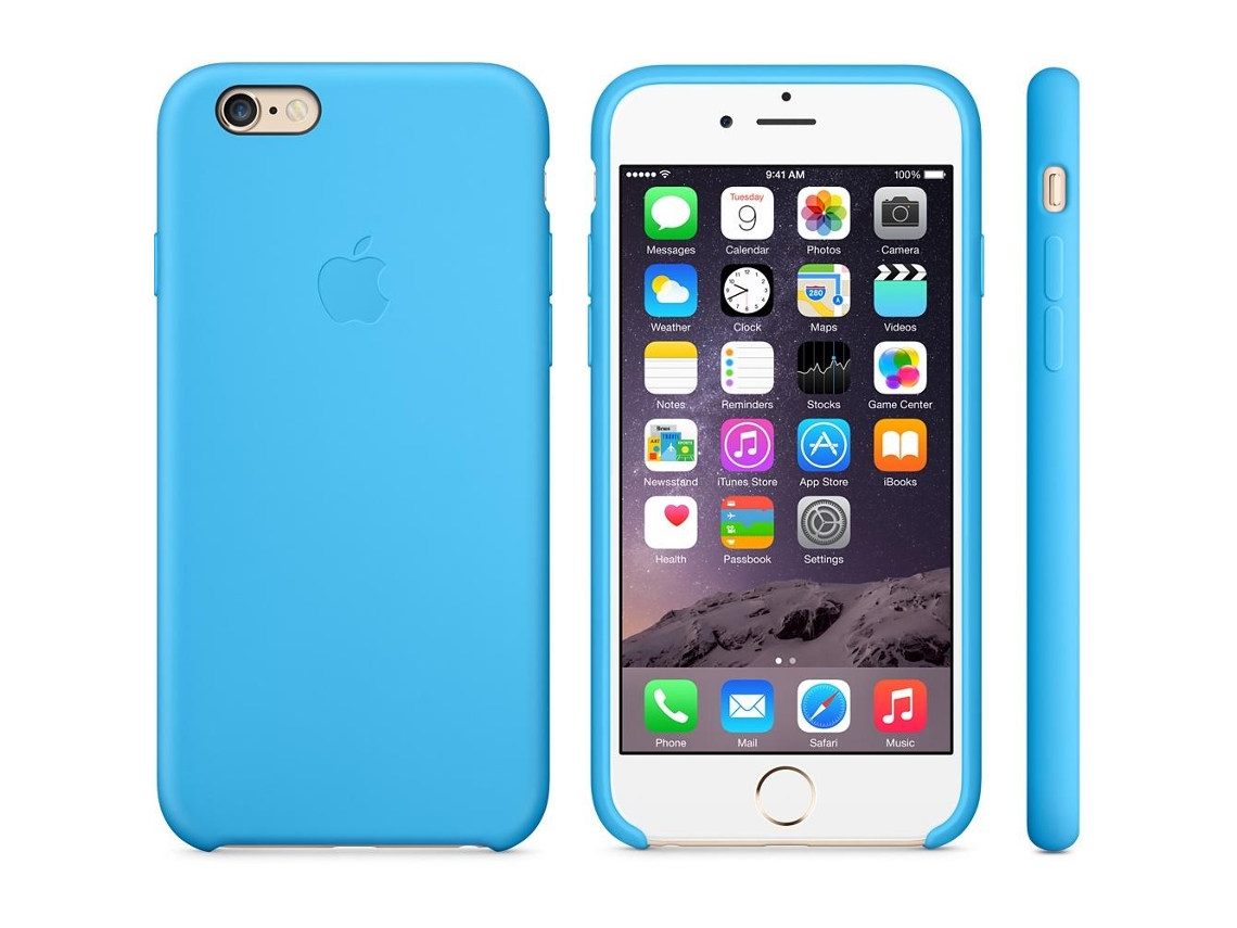 Capa APPLE Iphone 6 de silicone Azul