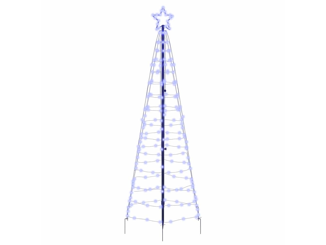 Conjunto 1 Decoração De Natal Vidaxl Azul Ferro (250 Cm)
