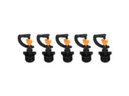 5pcs Bico de Aspersor Rotativo com Rosca G1/2 para Irrigação Jardim e Estufa | S/MARCA