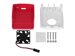 Capa Abs para Raspberry Pi com Cooler Preto