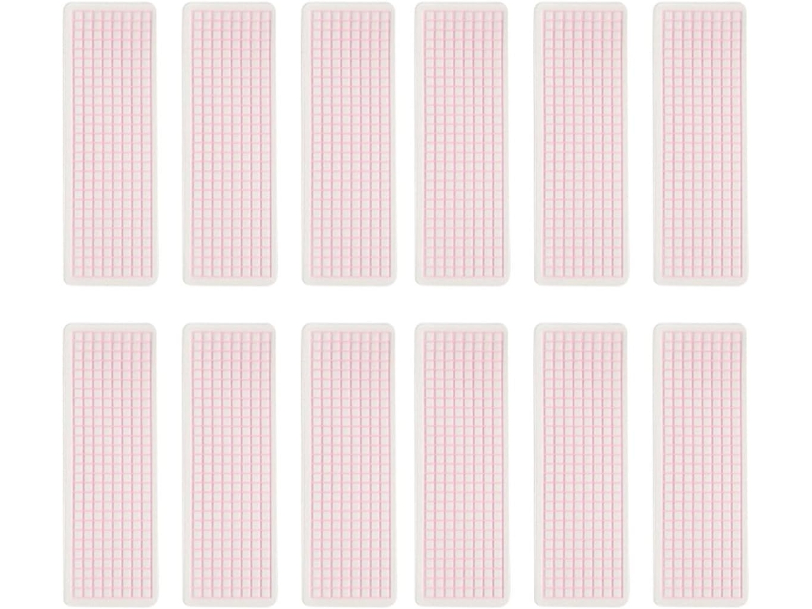 Quadrados de Washi Rosa, 40 Unidades, Plástico Padrão e Altamente Confiável, para Organização de Casa ou Escritório