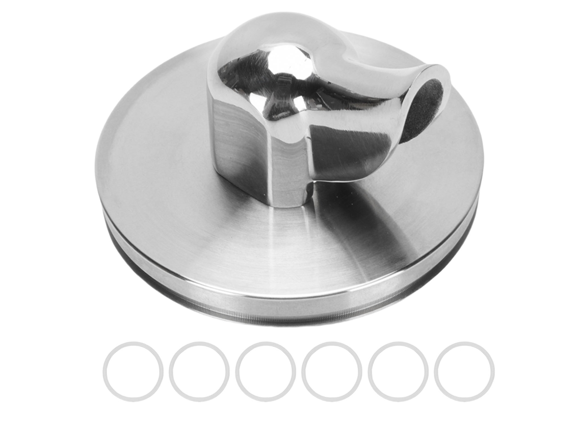 Adaptador Laxiscreed Para Porta-filtro De Café De 54 Mm, Facilita Troca Entre Porta-filtro Sem Base E Com Base Com Bico Único
