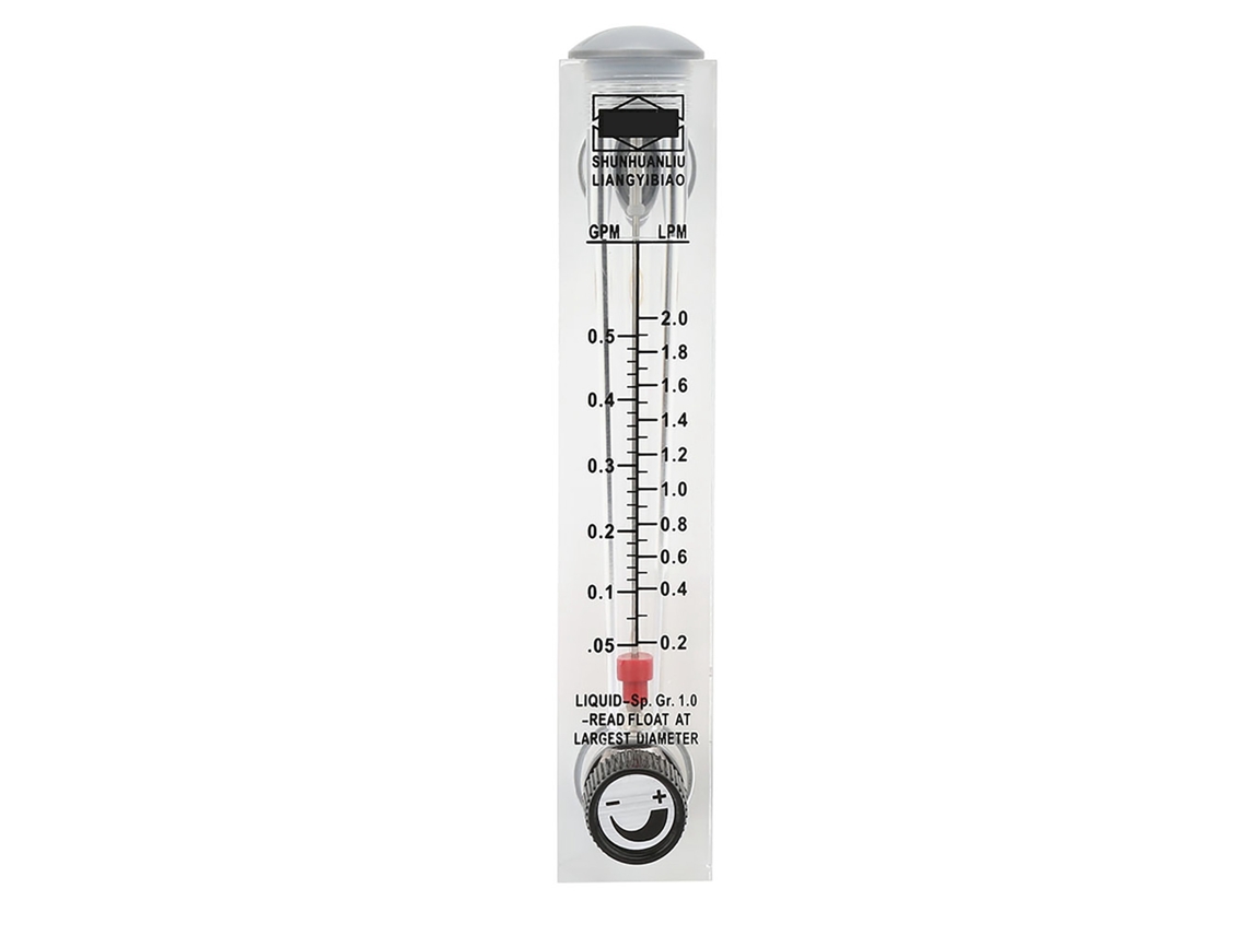 Lzm-15t Medidor De Flujo Líquido De Panel Con Botón 0.1-0.5gpm Zg1/4"