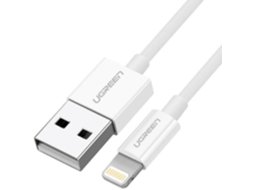 Ugreen Cable Usb 2.0 a Lightning 2M 5V/2.4A Iphone 7 / 7Plus / 6S/ 6 / 6 Plus Iphone 5S/5C/5 Ipad Mini/Mini 2 Ipad 1 M White