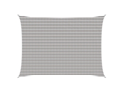 Conjunto 1 Vela De Sombra Vidaxl Cinzento-claro Polietileno De Alta Densidade (5 X 6 M)