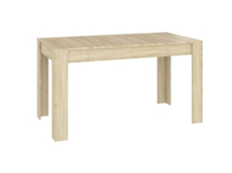 Mesa Jantar MAISON EXCLUSIVE em madeira compensada com acabamento em carvalho sonoma (140x74,5x76 cm)