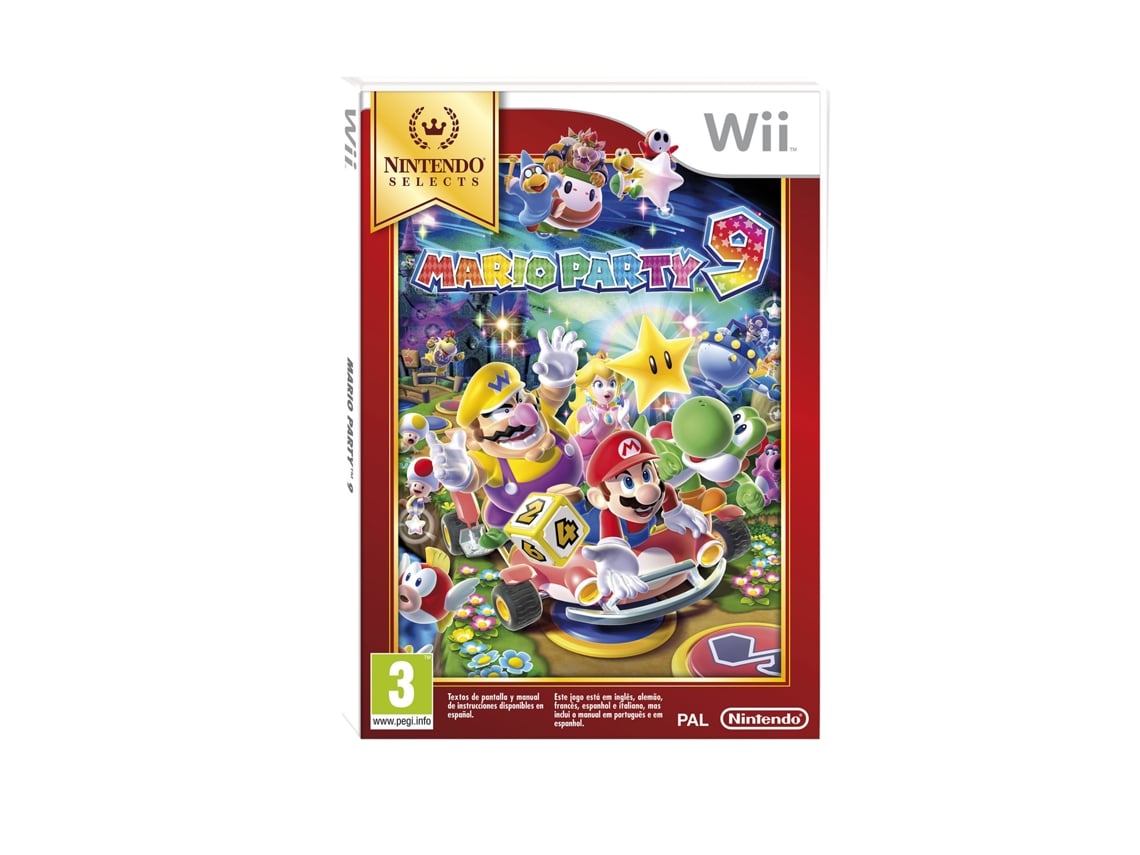 Jogo Nintendo Wii Selects - Mario Party 9