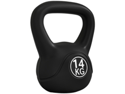 Kettlebell 14kg Areia Antiderrapante Preto