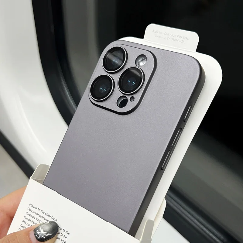 Capa Fosca De Tpu Para Iphone 11 Pro Max (cinza Escuro), Protege A Câmera E É Resistente A Impactos.