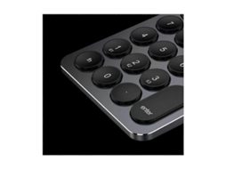 Teclado Numérico Bluetooth De Alumínio Com 19 Teclas Para Android, Windows, Laptop E Tablet, Teclado Retroiluminado. Ly Ebike