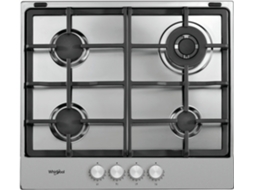Tgml 661 Ix Aço Inoxidável Embutido 58 Cm Gás 4 Zonas WHIRLPOOL