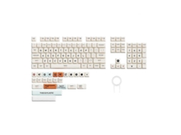 Teclado Bege Com 132 Teclas, Switch Pbt De Sublimação, Embalado Em Uma Bolsa Para Teclado. Ly Ebike
