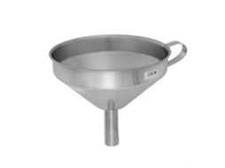 Funil De Aço Inoxidável Com Alça Para Garrafas E Frascos, Utensílio De Cozinha Metal Com Boca Larga Para Líquidos E Pós