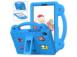 Capa Eva Antichoque Para Samsung Galaxy Tab A9 Com Suporte Integrado (azul)