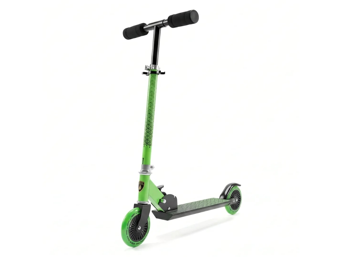 Trotinete Infantil Lamborghini - Scooter - De 3 Anos - Dobrável - Verde