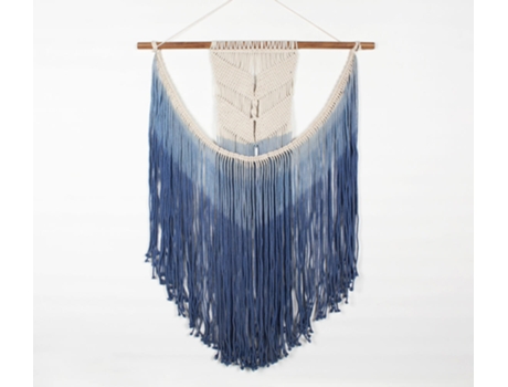 Peça Decorativa LUV SAFFRON Macrame Nautical Ombre Wall Decor