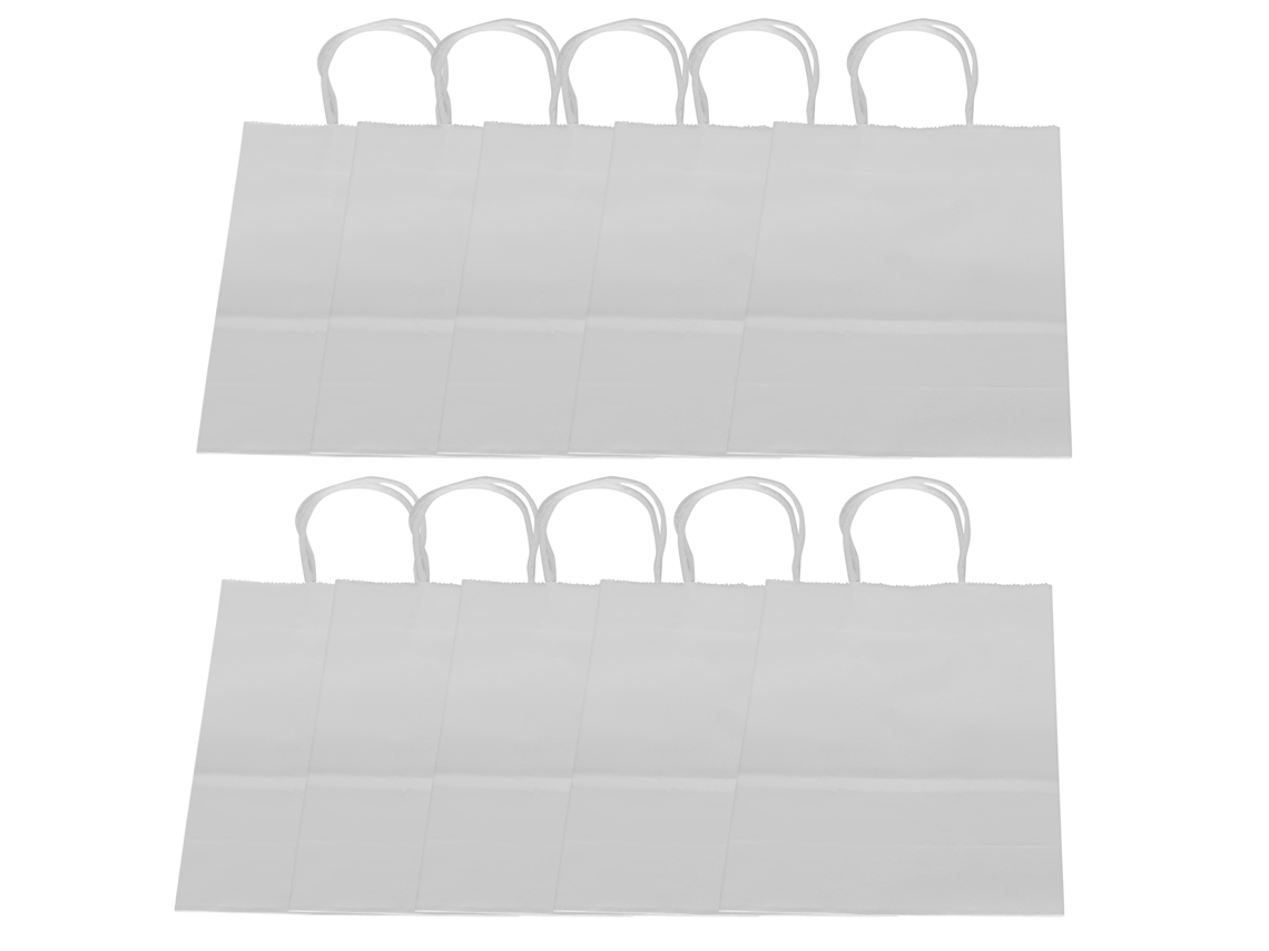 Sacola De Papel Kraft Portátil (embalagem Presente, Acessório Para Festas)