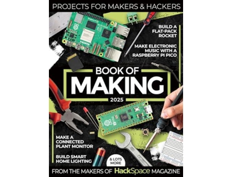 Livro Book of Making 2025 de The Makers of Hackspace Magazine (Inglês)