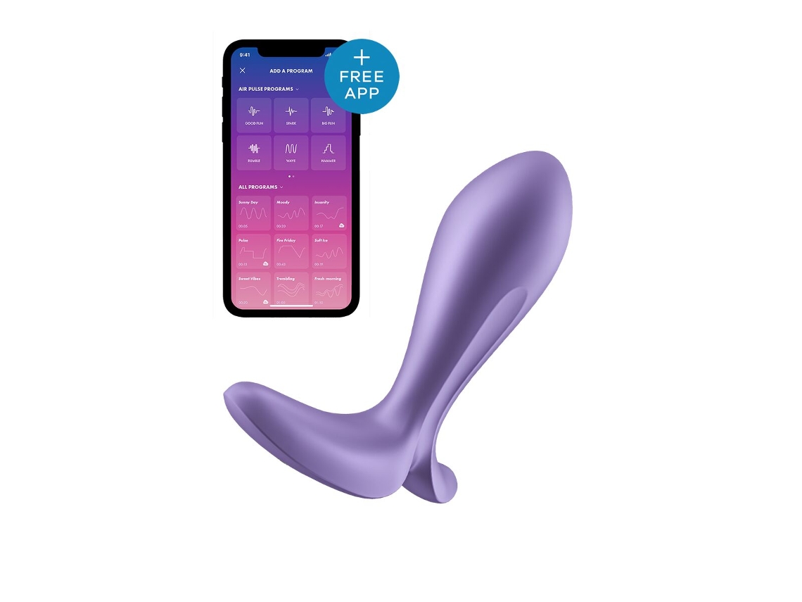 Vibrador Anal Cassini Preto SATISFYER