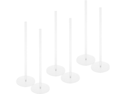 Organizador De Fita Adesiva Totority, 6 Peças, Acrílico, Com Base Antiderrapante Para Armazenamento Vertical, Ideal Para