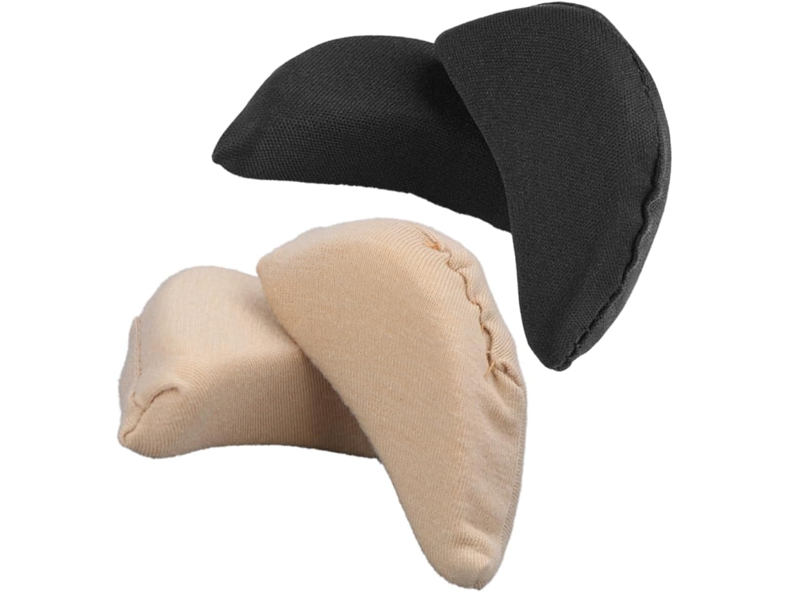 Eringogo Enchimento Para Sapatos Em Espuma E Tecido, 2-pares, Flexível E Simples, Para Sapatos Grandes, Masculino E