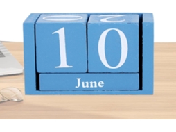 Blocos Calendário Decoração Simples